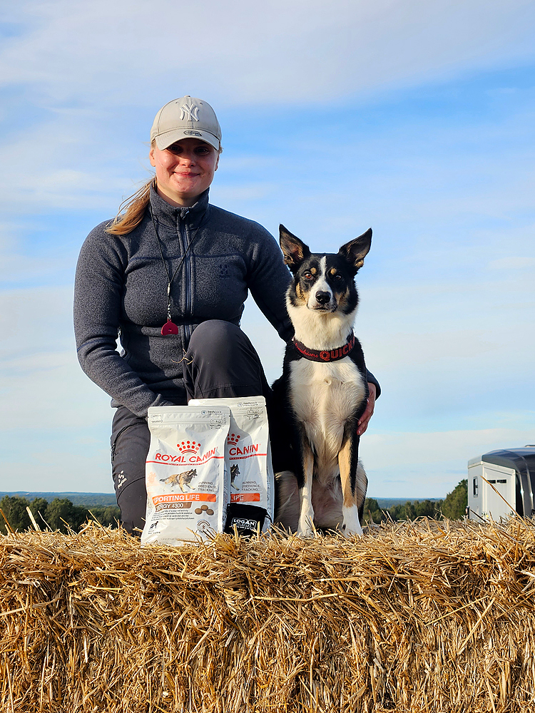 Stina Helander med CROSSDRIVERS QUICK, vinnare av Ungdoms–SM